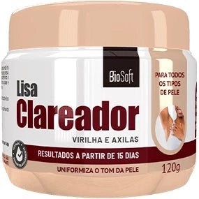 Kit Bumbum lisinho + Creme Clareador de Virilha e Axila