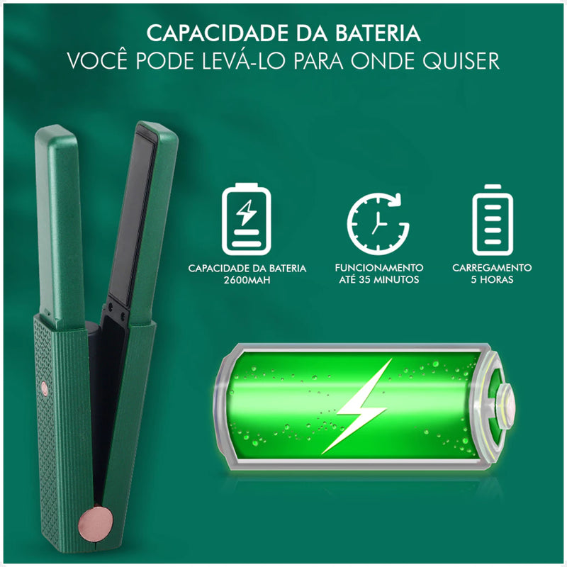 Mini Chapinha Usb Recarregável Portátil Bivolt