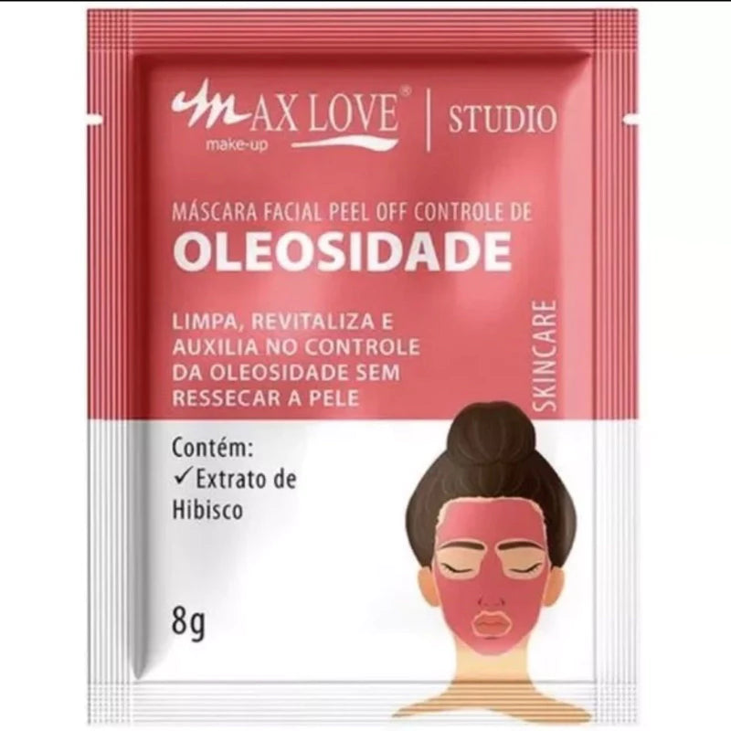 KIT 10 SACHÊS Máscara para limpeza Facial Skin Care - Max Love-LANÇAMENTO/PROMOÇÃO