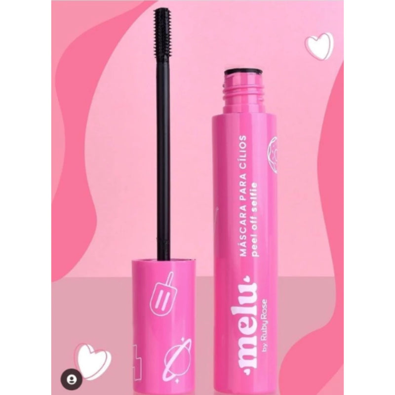 Mascara De Cilios Melu Ruby Rose Rimel Peel Off Alta Fixação