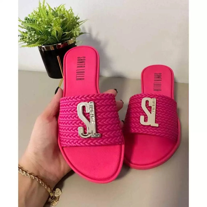 Slide Santa Lolla Feminina - Lançamento Blogueira 🌟