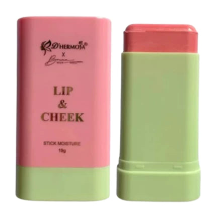 D'Hermosa Lip & Cheek Blush Stick Em Bastão 4 Cores HB606