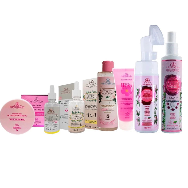 Kit Rosa Mosqueta 7 itens PhalleBeauty