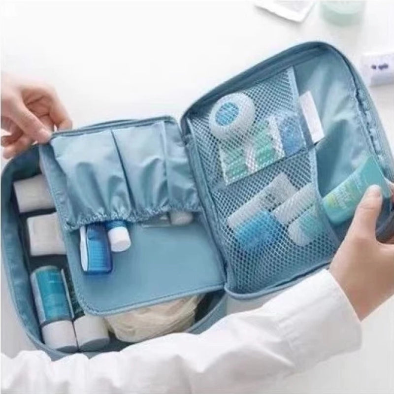 Bolsa De Cosméticos À Prova D'água Portátil Multifuncional Para Viagem