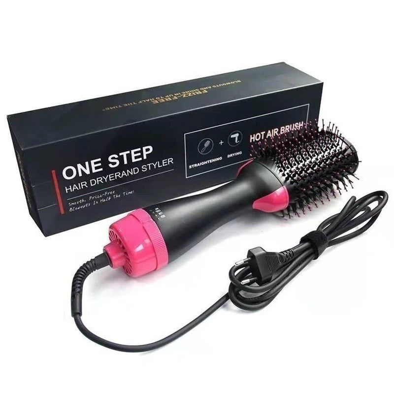 Escova Secadora Alisador Elétrica Quente Cabelo Com 3 Em 1 Hair Styler FANG APENAS 110V