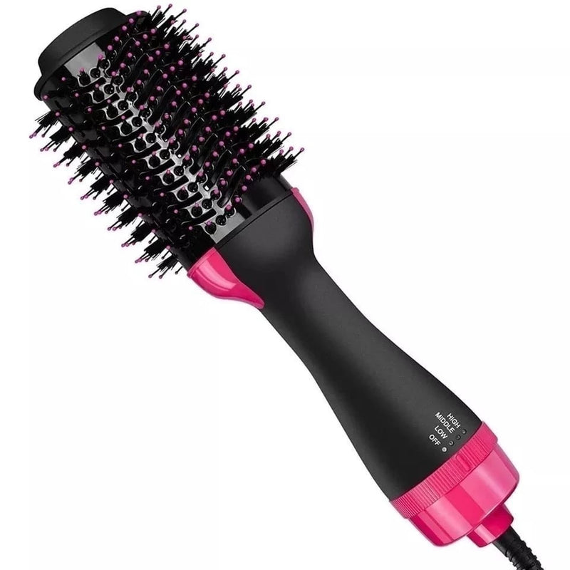 Escova Secadora Alisador Elétrica Quente Cabelo Com 3 Em 1 Hair Styler FANG APENAS 110V