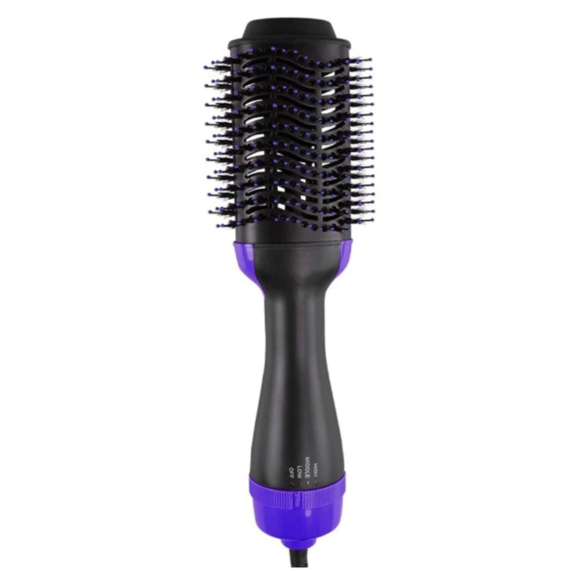 Escova Secadora Alisador Elétrica Quente Cabelo Com 3 Em1 Hair Styler FANG APENAS 110V