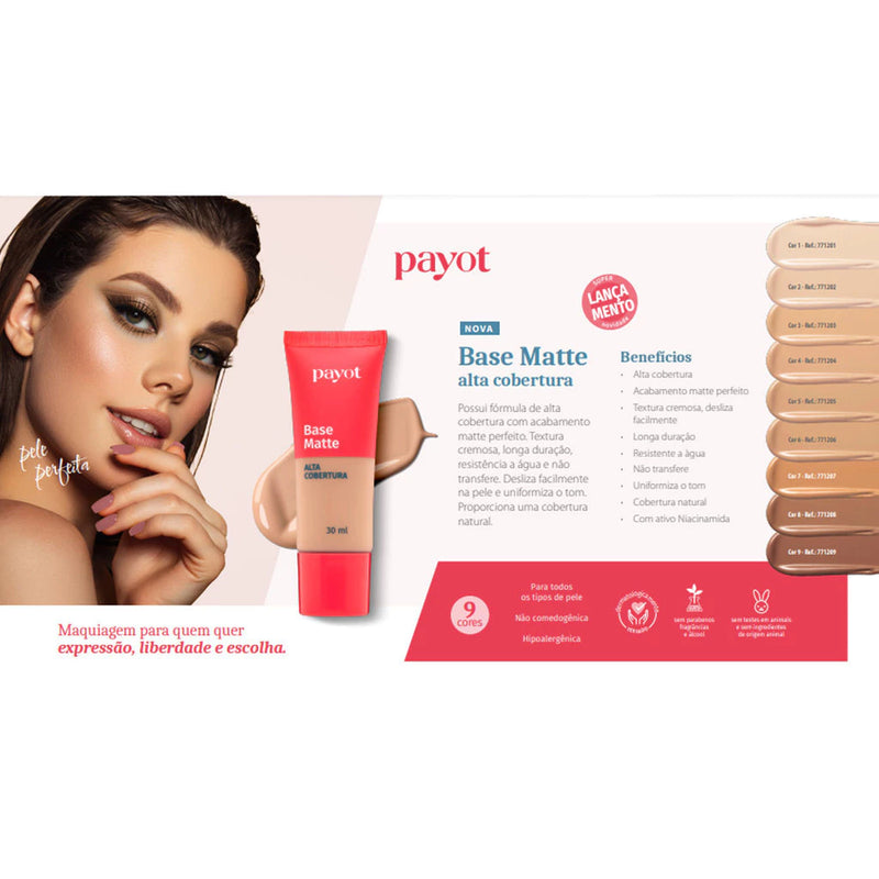 Base Matte Payot Alta Cobertura 30ml