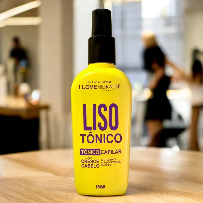 Tônico de Crescimento Acelerado LisoTonico Lisoterapia Hidralize Resultado Rápido Spray 150ml